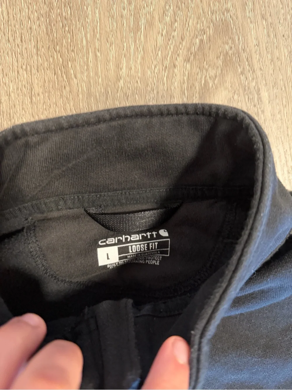 Carhartt Mens Rain Defender Loose Fit Heavyweight Quarter-Zip Sweatshirt Size L